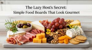 featured: the lazy host's secret: simple food boards that look gourmet