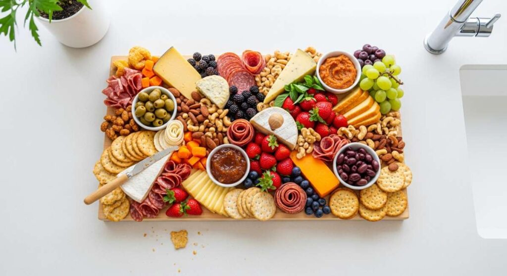 The Lazy Host’s Secret to a Stunning Viral Food Board featured: the lazy host’s secret to a stunning viral food board