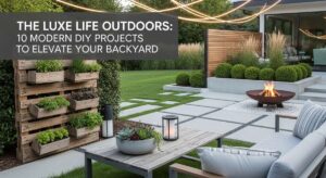featured: the luxe life outdoors: 10 modern diy projects to elevate your backyard