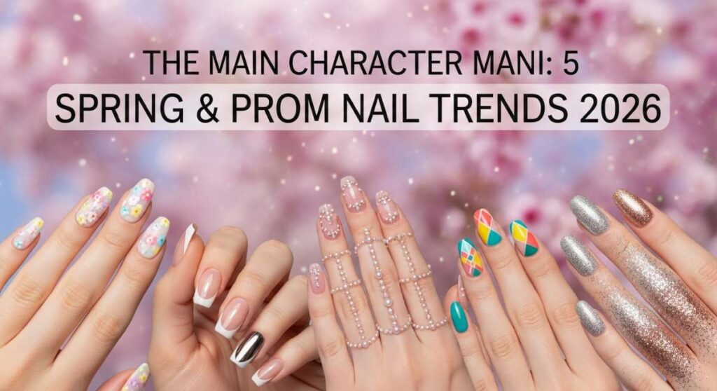 featured: the main character mani: 5 spring & prom nail trends for 2026