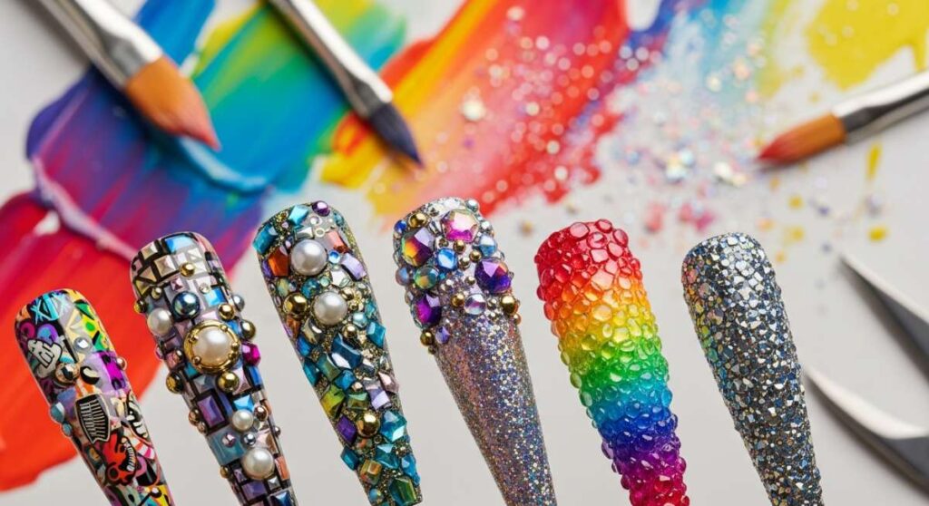 featured: the maximalist manifesto: 5 tutorials for extra long, extra vibrant nails