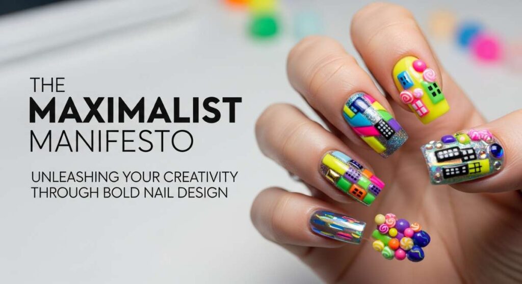featured: the maximalist manifesto: unleashing your creativity through bold nail design