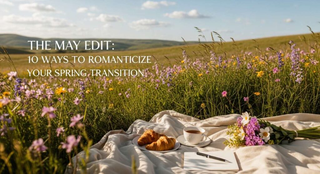 featured: the may edit: 10 ways to romanticize your spring transition