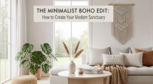 featured: the minimalist boho edit: how to create your modern sanctuary