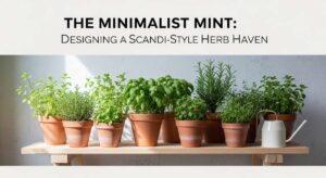 featured: the minimalist mint: designing a scandi style herb haven