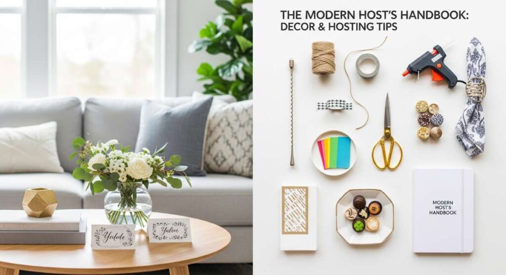 featured: the modern host’s handbook: creative diy decor & hosting tips