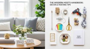 featured: the modern host’s handbook: creative diy decor & hosting tips