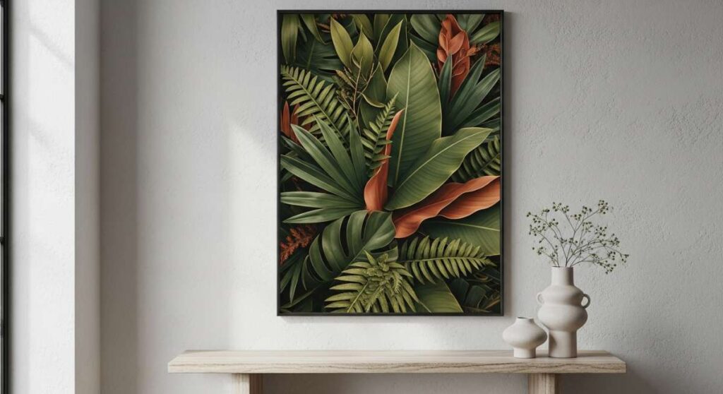 featured: the modern oasis: elevate your interior with premium botanical art