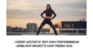 featured: the new aesthetic: why high performance activewear and glossy brunettes are 2026's power couple