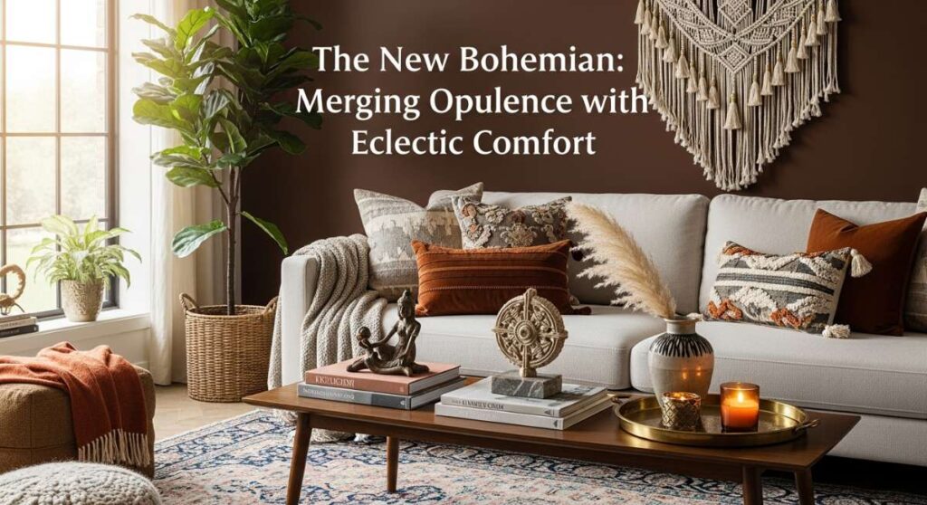 featured: the new bohemian: merging opulence with eclectic comfort