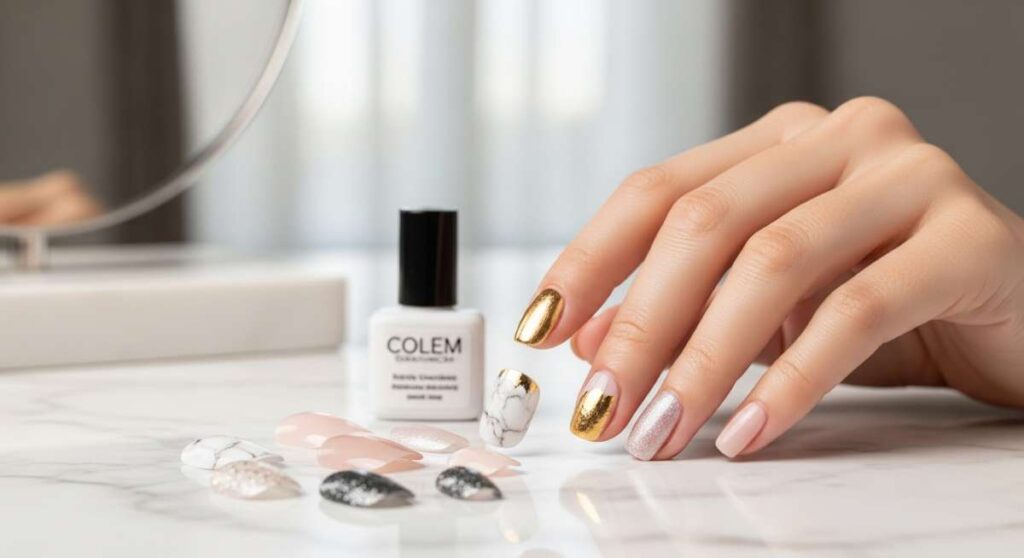 featured: the new era of glam: why luxurious press on artistry is replacing the salon