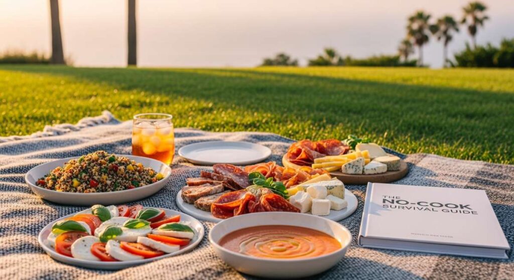 featured: the no cook survival guide: effortless recipes for hot summer nights