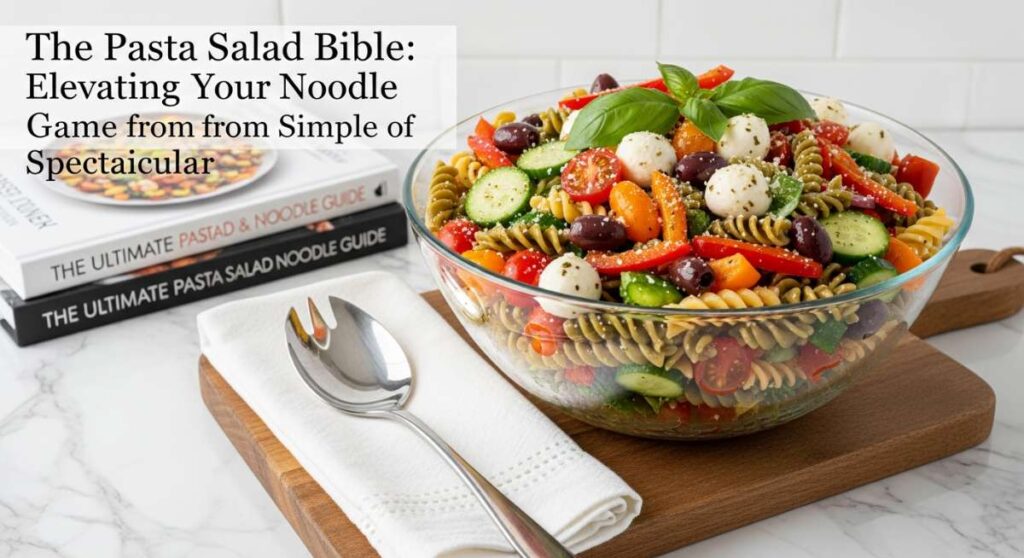 featured: the pasta salad bible: elevating your noodle game from simple to spectacular