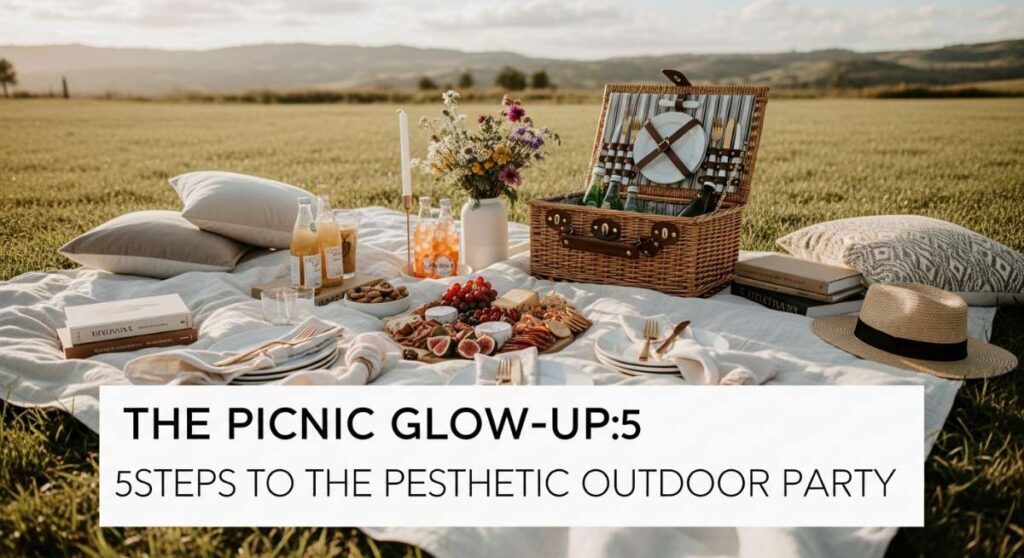 featured: the picnic glow up: 5 steps to the perfect aesthetic outdoor party