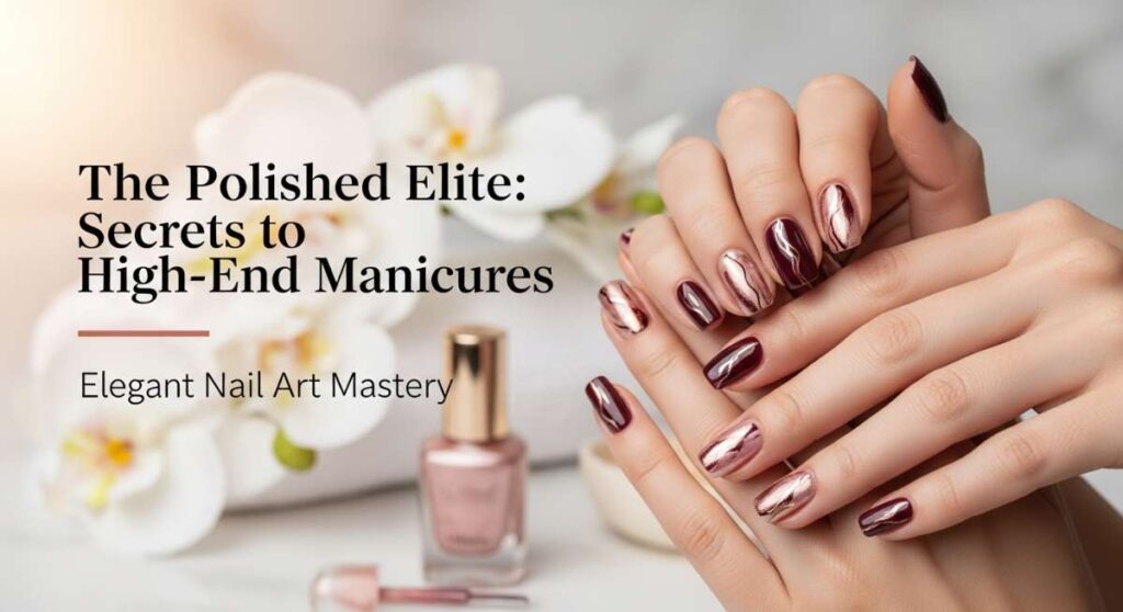 featured: the polished elite: secrets to high end manicures