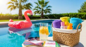 featured: the pool party checklist: everything you need for a sun soaked celebration