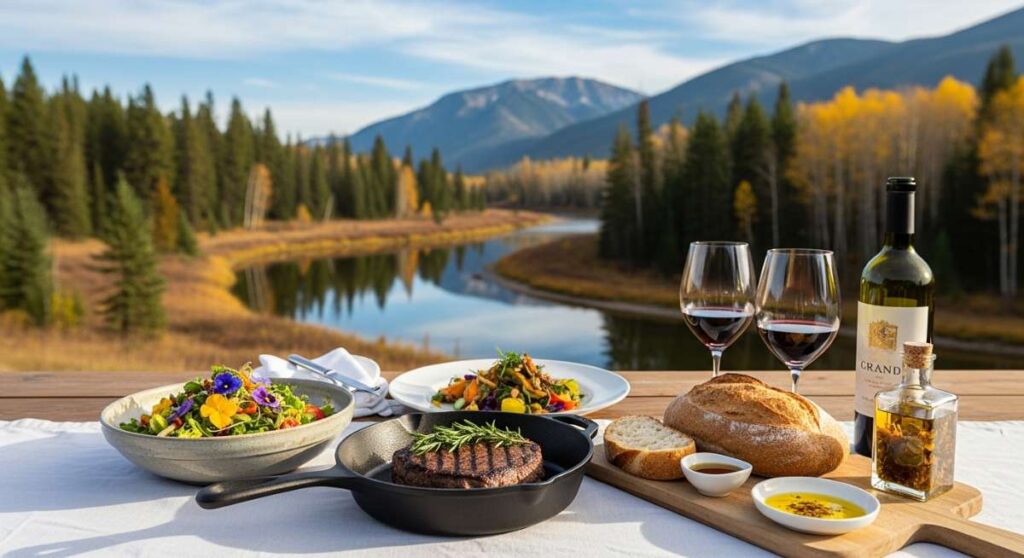 featured: the refined rustic: gourmet eats meets the great outdoors