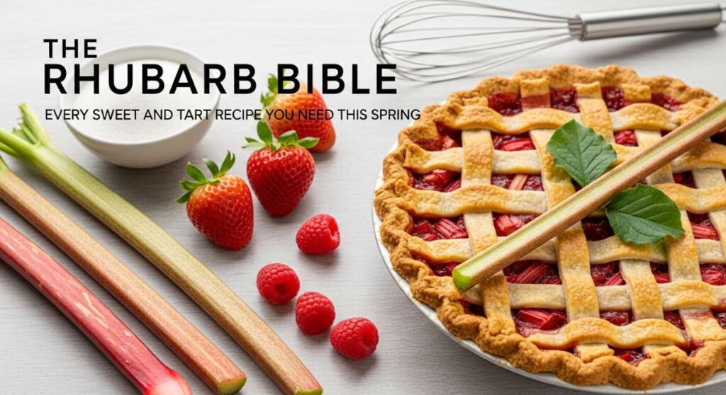 featured: the rhubarb bible: every sweet and tart recipe you need this spring