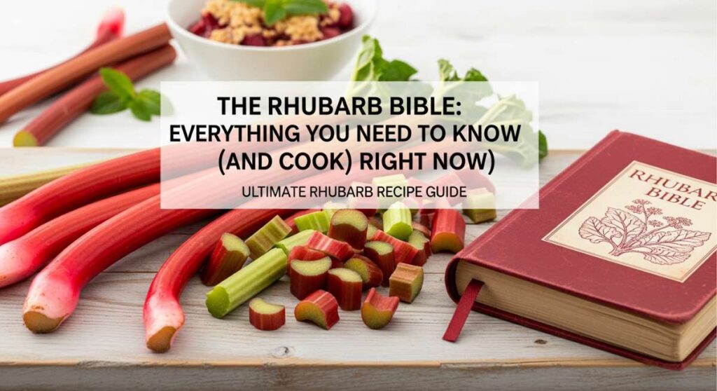 featured: the rhubarb bible: everything you need to know (and cook) right now