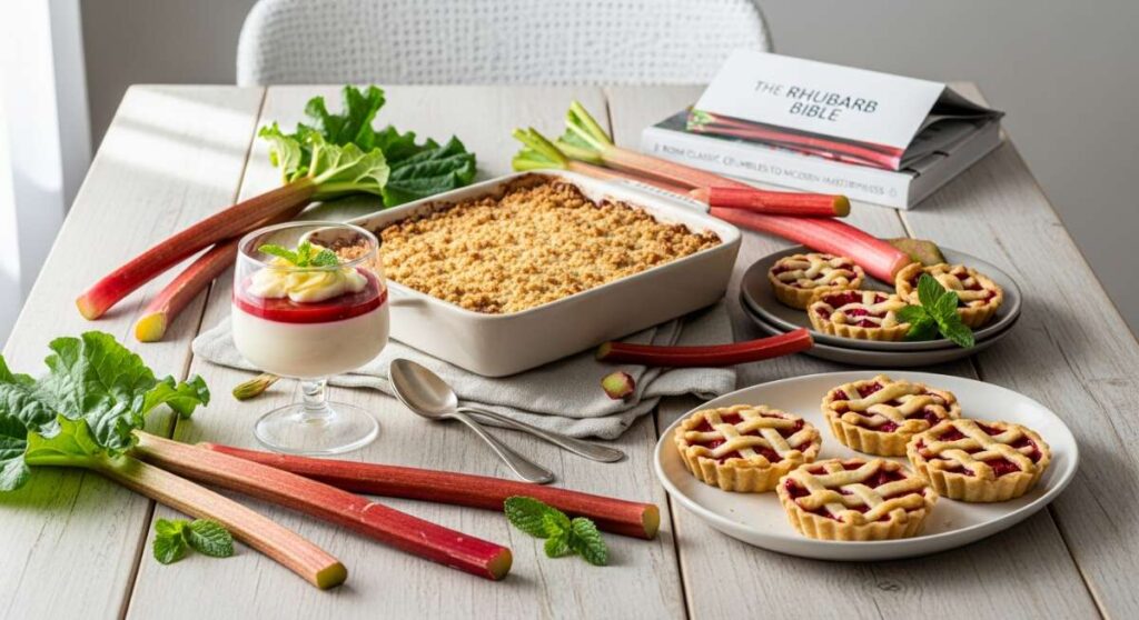 featured: the rhubarb bible: from classic crumbles to modern masterpieces