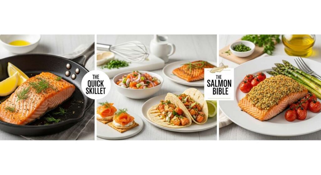 featured: the salmon bible: from quick skillet meals to gourmet feasts