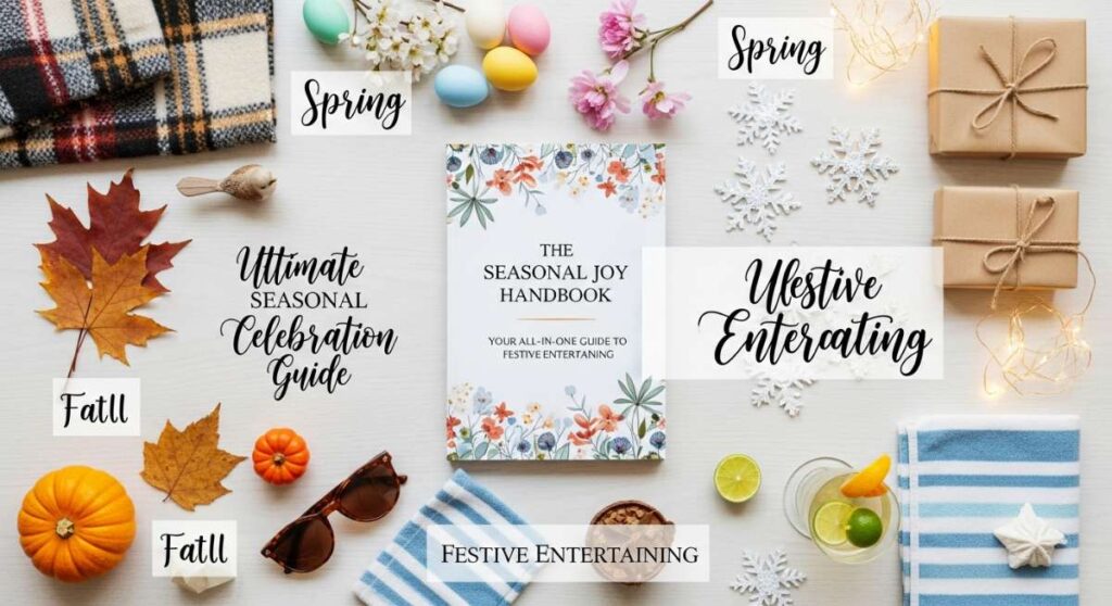 The Seasonal Joy Handbook: Your All-In-One Guide to Festive Entertaining featured: the seasonal joy handbook: your all in one guide to festive entertaining