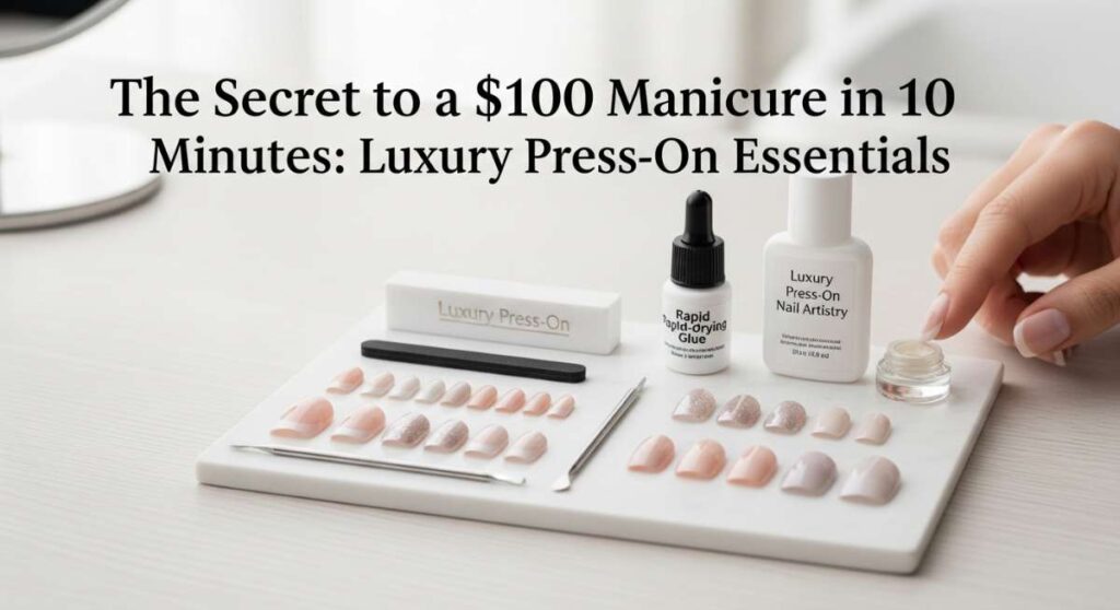 The Secret to a $100 Manicure in 10 Minutes: Luxury Press-On Essentials featured: the secret to a $100 manicure in 10 minutes: luxury press on essentials