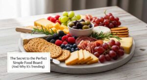 featured: the secret to the perfect simple food board (and why it’s trending)