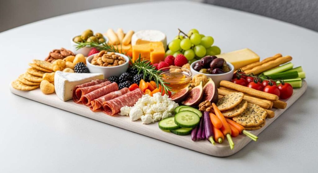 featured: the secret to the perfect simple food board (no cooking required!)