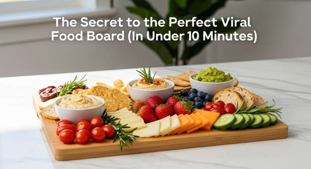 featured: the secret to the perfect viral food board (in under 10 minutes)