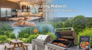 featured: the sizzling midwest: your all in one kitchen & bbq blueprint