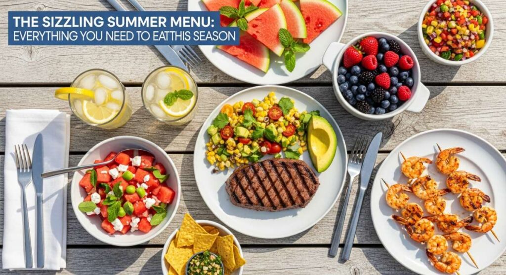 featured: the sizzling summer menu: everything you need to eat this season