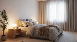 featured: the soft silhouette: mastering the art of warm simplicity in your bedroom