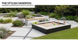 featured: the stylish sandbox: blending contemporary design with outdoor fun