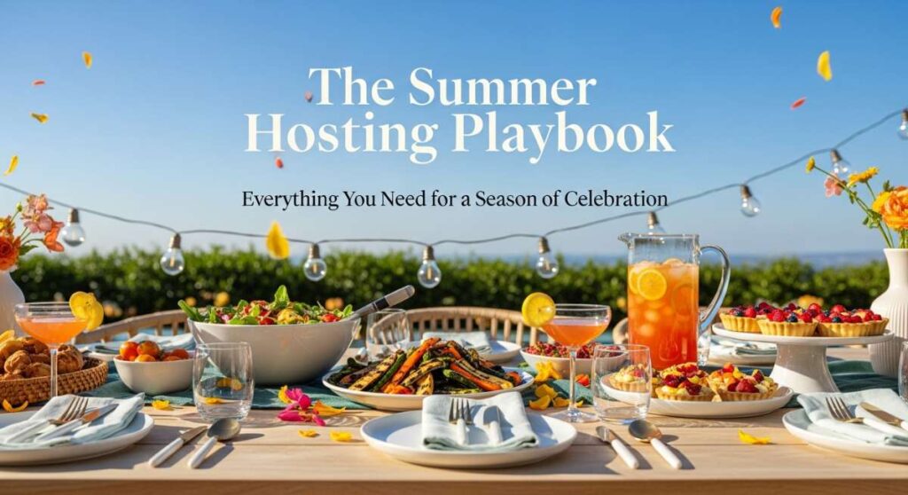featured: the summer hosting playbook: everything you need for a season of celebration