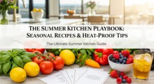 featured: the summer kitchen playbook: seasonal recipes & heat proof tips