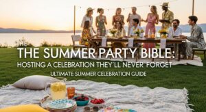 featured: the summer party bible: hosting a celebration they’ll never forget