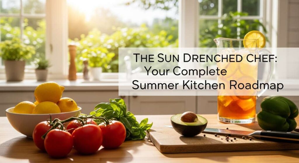 featured: the sun drenched chef: your complete summer kitchen roadmap