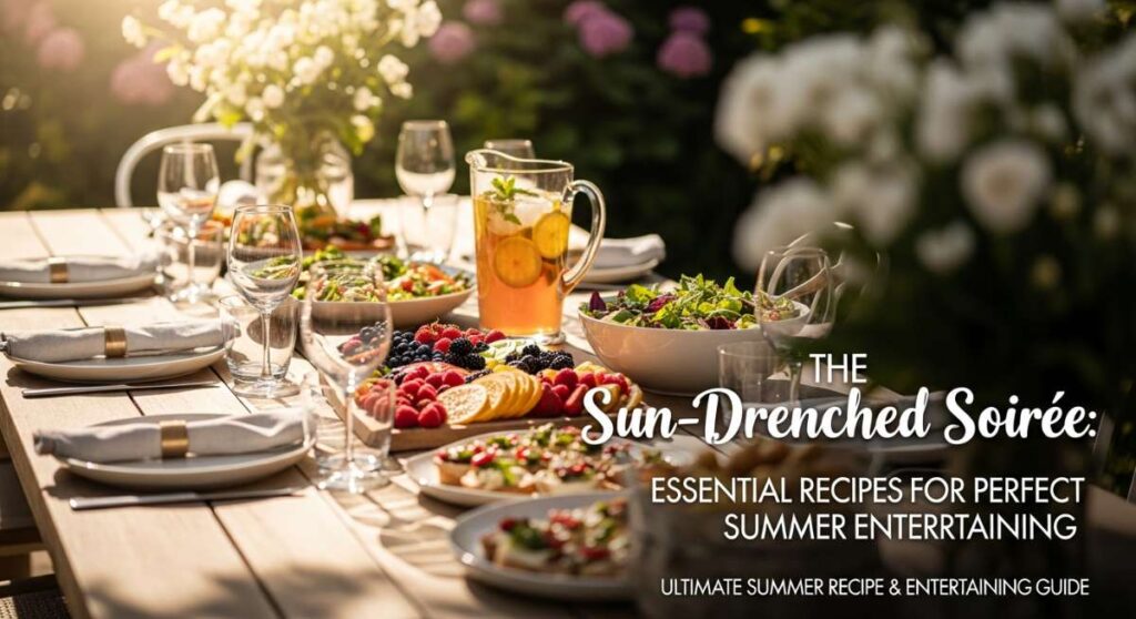 The Sun-Drenched Soirée: Essential Recipes for Perfect Summer Entertaining featured: the sun drenched soirée: essential recipes for perfect summer entertaining