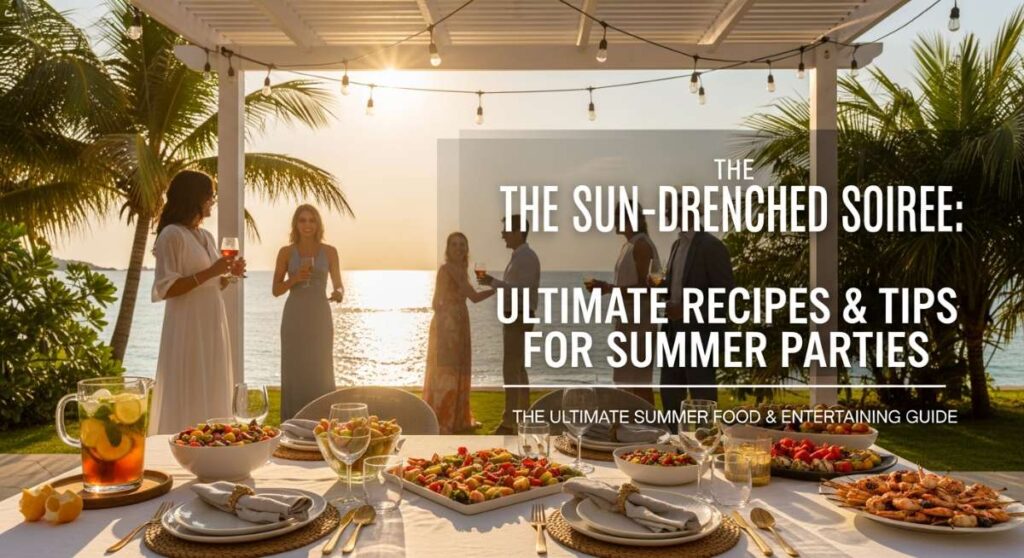 featured: the sun drenched soiree: ultimate recipes & tips for summer parties