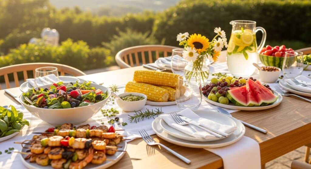 featured: the sun drenched table: mastering summer flavors & outdoor vibes