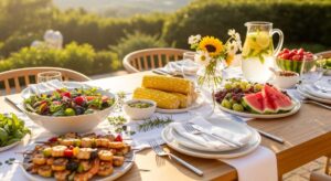 featured: the sun drenched table: mastering summer flavors & outdoor vibes