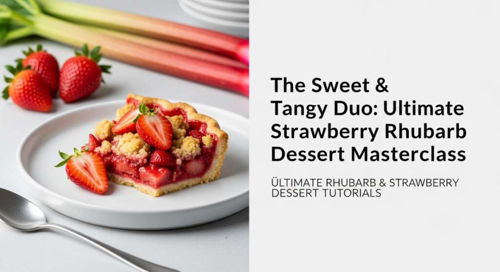 The Sweet & Tangy Duo: Ultimate Strawberry Rhubarb Dessert Masterclass featured: the sweet & tangy duo: ultimate strawberry rhubarb dessert masterclass