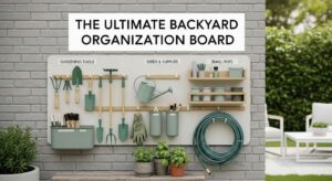 featured: the ultimate backyard organization board that’s going viral