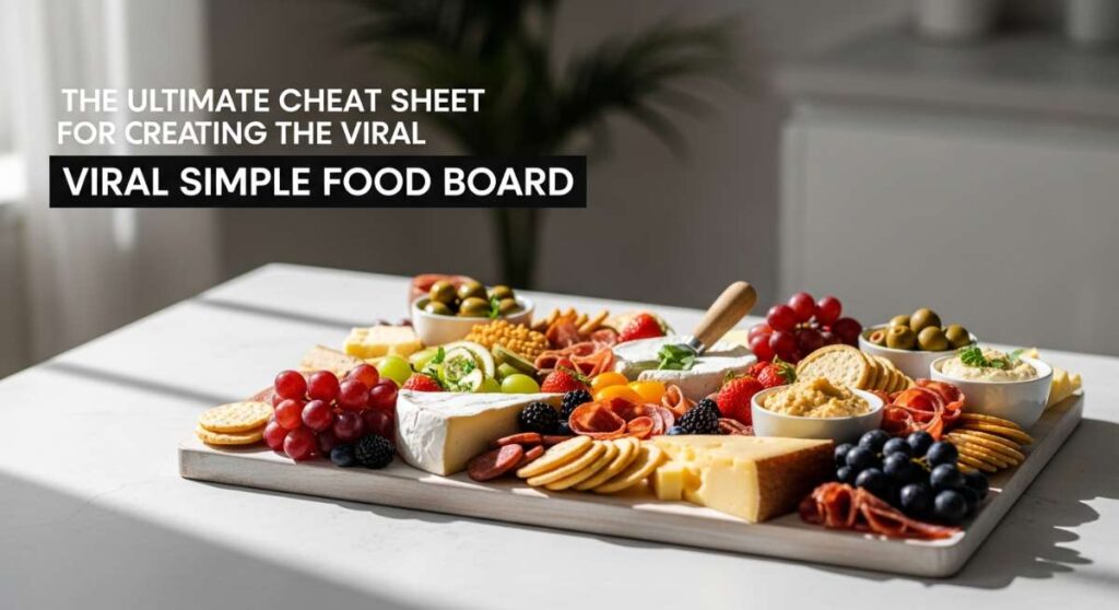 featured: the ultimate cheat sheet for creating the viral simple food board