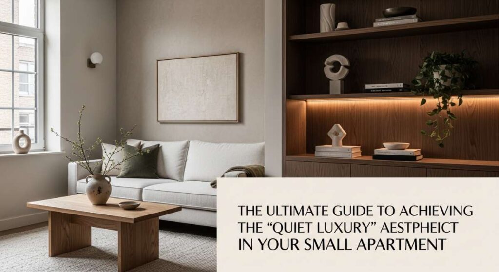 featured: the ultimate guide to achieving the 'quiet luxury' aesthetic in your small apartment