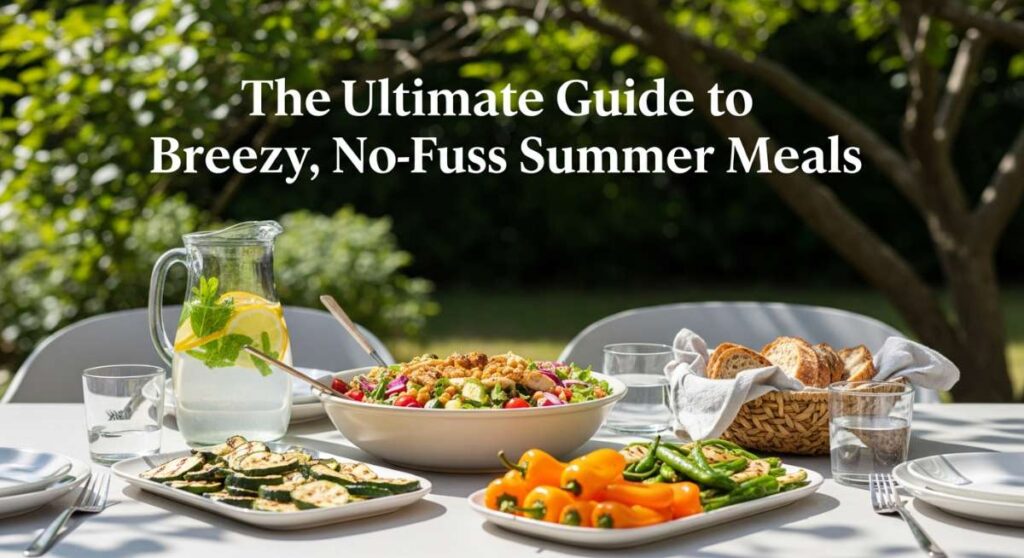 The Ultimate Guide to Breezy, No-Fuss Summer Meals featured: the ultimate guide to breezy, no fuss summer meals