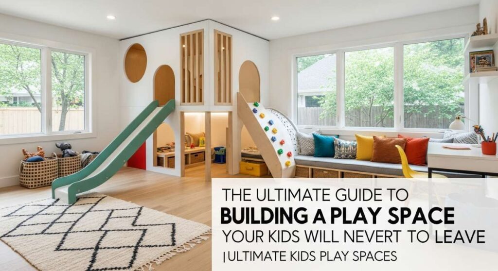 featured: the ultimate guide to building a play space your kids will never want to leave