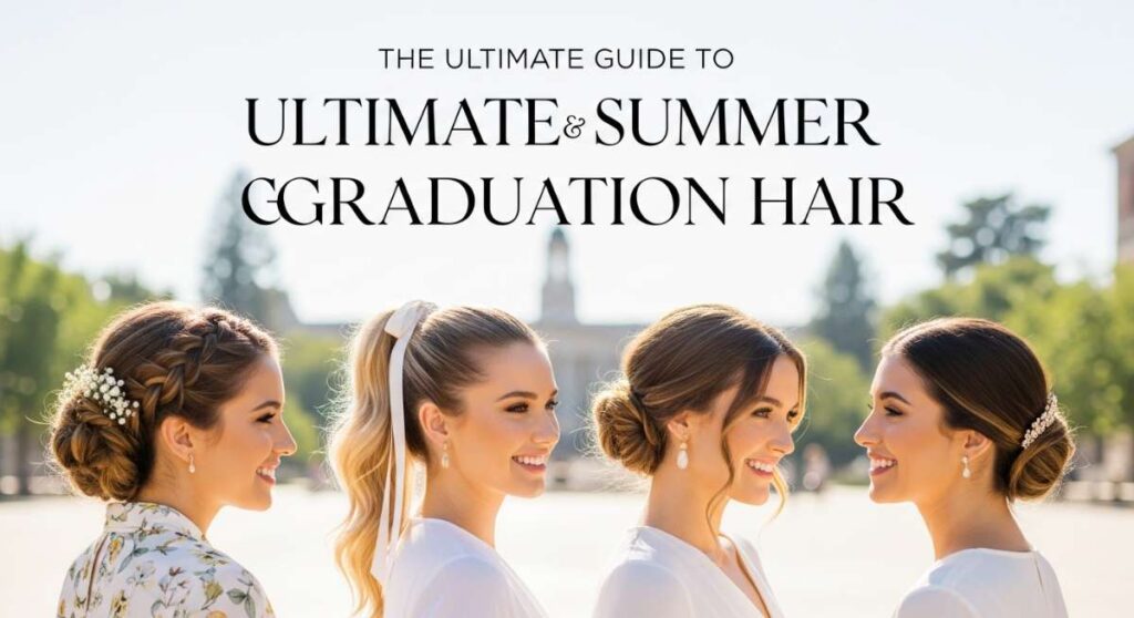 The Ultimate Guide to Chic & Sweat-Proof Summer Graduation Hair featured: the ultimate guide to chic & sweat proof summer graduation hair