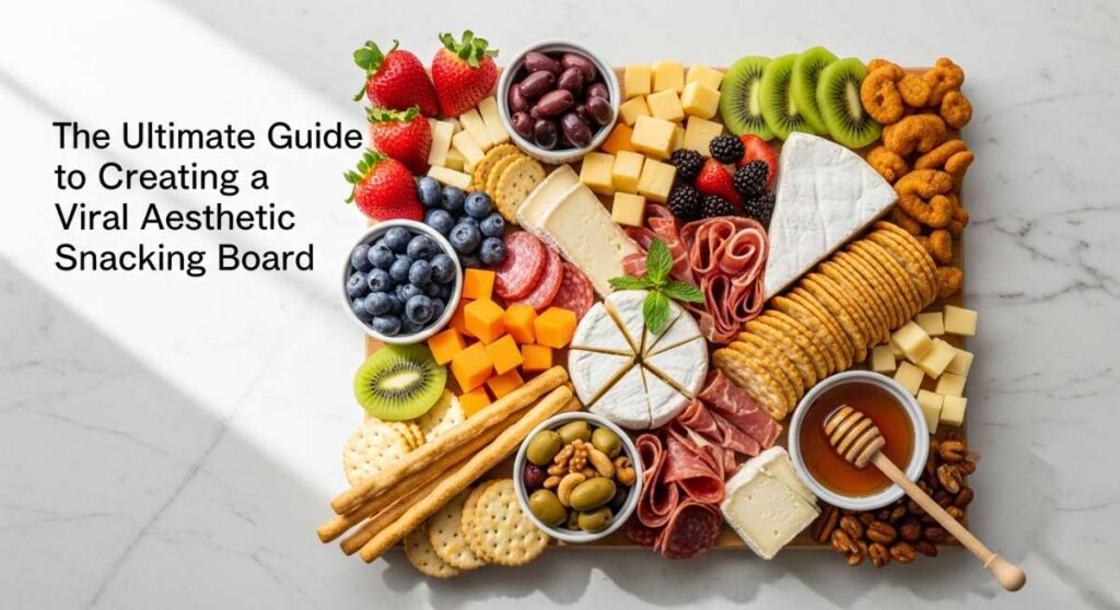 featured: the ultimate guide to creating a viral aesthetic snacking board